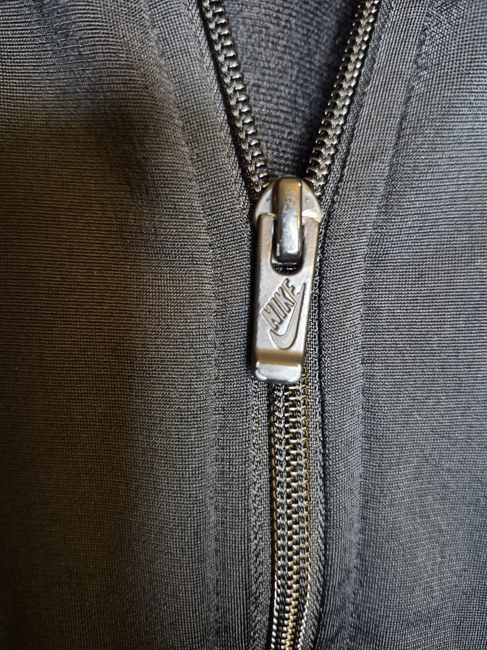 Nike Black Full-Zip Kids (Unisex) Jacket with White Swoosh - Picture 5 of 7